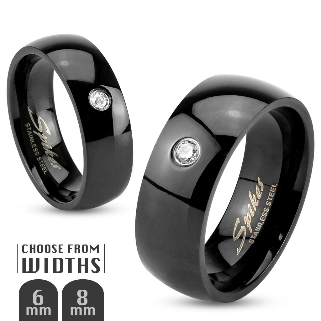 Stainless Steel Heartbeat Spinner Couple Rings Wedding Band Ring for Women  Men Size 5-12
